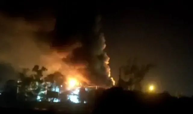 İran'da korkutan yangın: 1 ölü, 4 yaralı