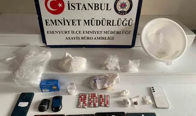 Esenyurt'ta polisin takibe aldığı ev uyuşturucu yuvası çıktı