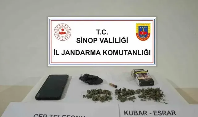 Sinop'ta uyuşturucu operasyonu: 1 gözaltı