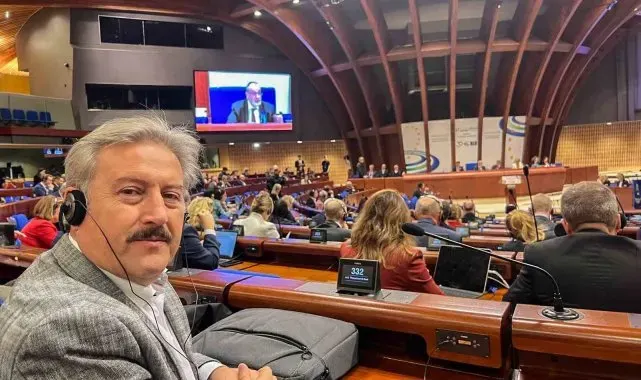 Başkan Palancıoğlu Strazburg'da Türkiye'nin sesi oluyor