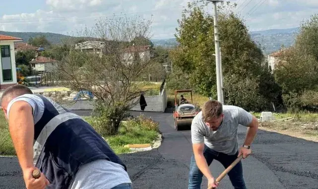Serdivan'da asfalt mesaisi sürüyor
