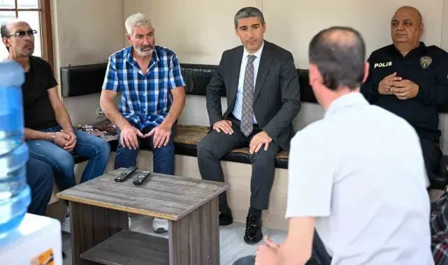 Vali Aktaş taksi esnafını ziyaret etti