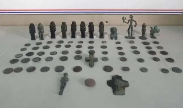 Tarihi eser operasyonunda 8 kişi gözaltına alındı