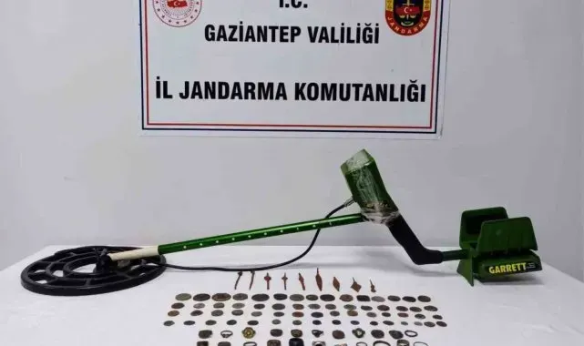 Gaziantep'te 61 adet tarihi eser niteliğinde sikke ele geçirildi