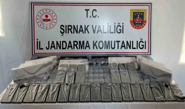Şırnak'ta jandarma ekipleri 6 milyon 200 bin TL'lik kaçakçılığı önlendi