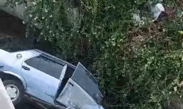 Su kanalına düşen Tofaş'ın sürücüsü yaralandı