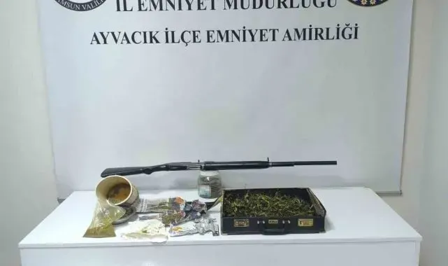 Samsun'da 2,5 kilo esrarla yakalanan şahıs gözaltına alındı