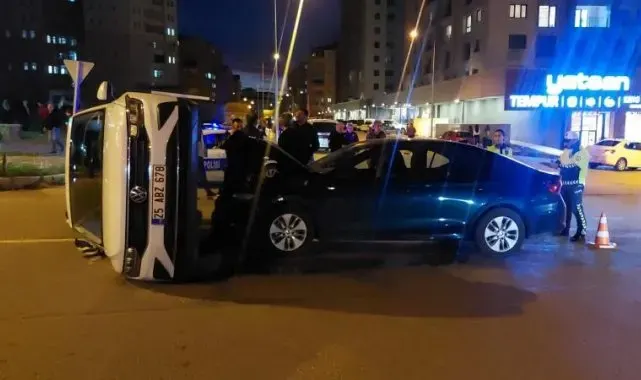 Erzurum'da kent merkezinde bir ayda 174 trafik kazası