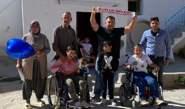 Niğde'de engelli kardeşlerin hayali gerçek oldu
