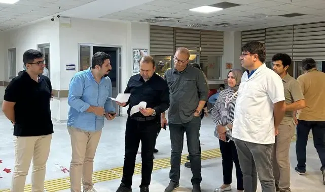 Müdür Şenkul'dan Kuşadası Devlet Hastanesi'nde akşam denetimi