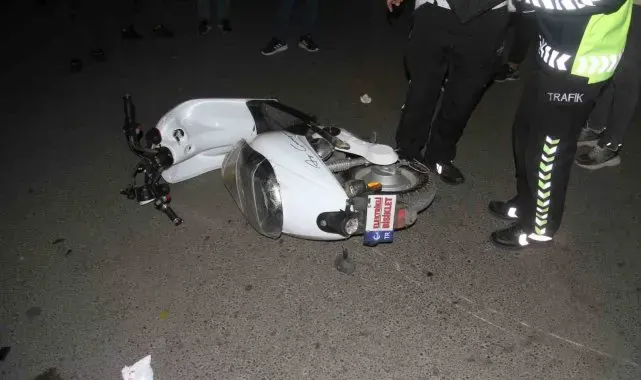 Konya'da elektrikli bisiklet otomobille çarpıştı: 2 yaralı