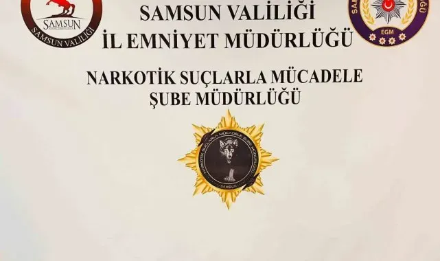Samsun'da 1 kilo skunk ile yakalanan şahsa gözaltı