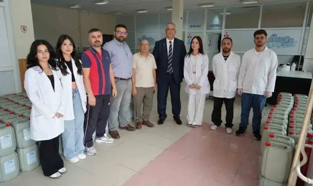 Üniversiteden 29 çeşit temizlik malzemesi