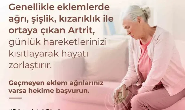 Aydın İl Sağlık Müdürlüğü'nden artrit ile yaşam ipuçları