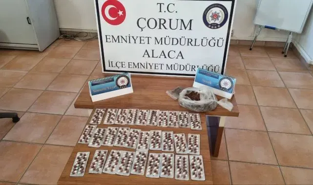 Alaca'da uyuşturucu operasyonu: 1 kişi tutuklandı