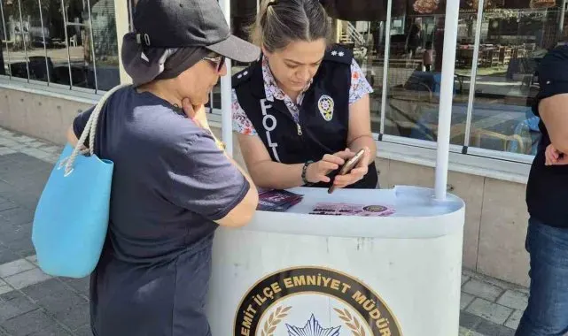 Polis'ten KADES bilgilendirme çalışması