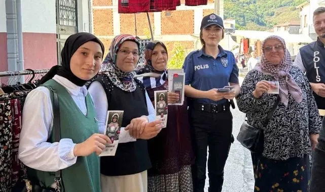Ordu'da vatandaşlara dolandırıcılık ve KADES bilgilendirmesi