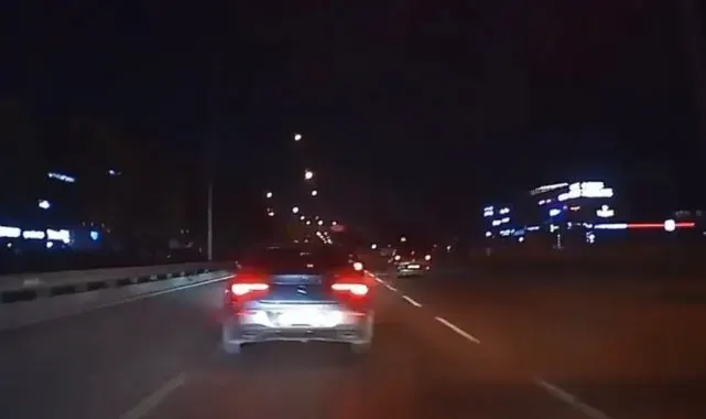 Bursa'da şerit ihlali böyle kaza getirdi...