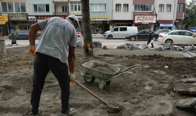 Küçüksu parkında yenileme sürüyor