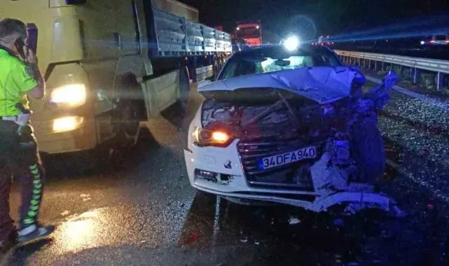 Anadolu Otoyolu'nda zincirleme kaza: 4 yaralı