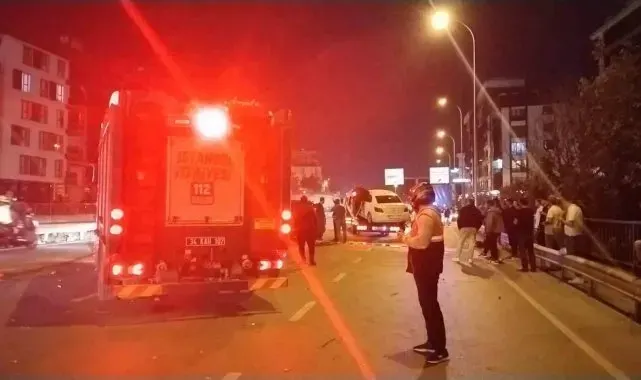 Çekmeköy'de 3 araç zincirleme kaza: 3 kişi yaralandı