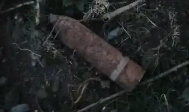 Haymana'da 103 yıllık patlamamış top mermisi bulundu