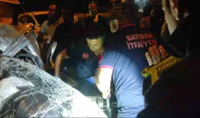 Batman'da feci kaza: 1 ölü, 2 yaralı