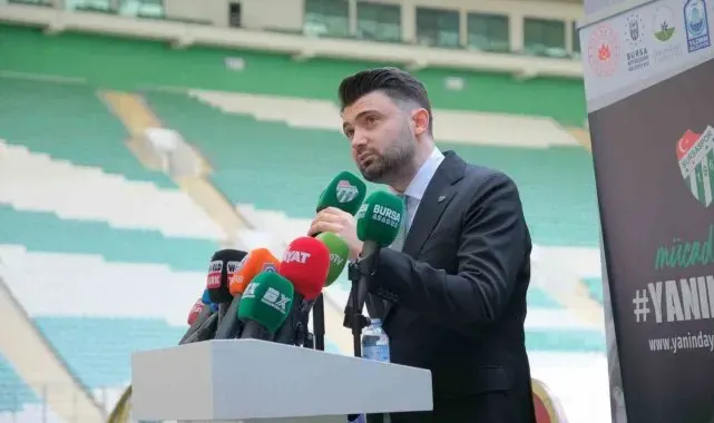 Bursaspor Başkanı Enes Çelik: "Tebrikler çocuklar"