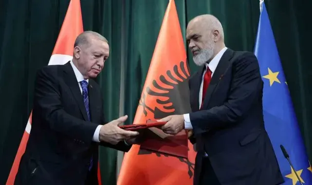 Türkiye ve Arnavutluk arasında 4 anlaşma imzalandı