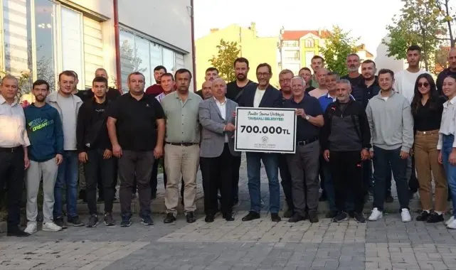 Tavşanlı'da amatör spora maddi destek