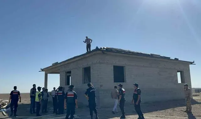 Aksaray'da kaçak yapılaşmada olaylı yıkım