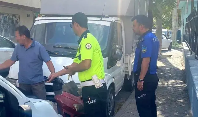 Turgutlu'da emniyet ve zabıtadan ortak denetim