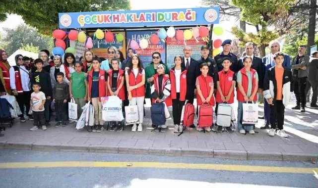Malatya'da "Çocuk Hakları Durağı" etkinliğiyle farkındalık artırıldı