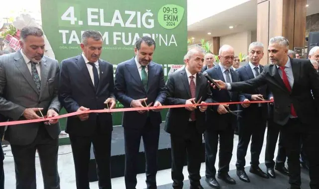 Elazığ'da 4'üncü Tarım Fuarı açıldı