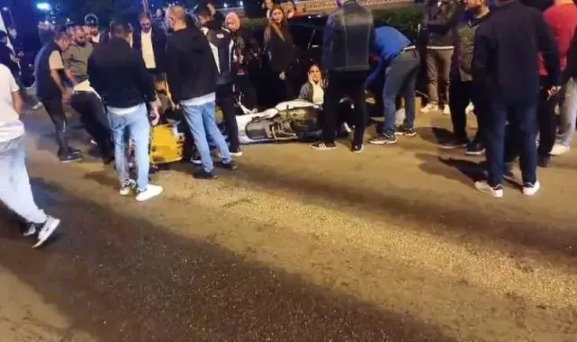 Karadeniz Ereğli'de motosiklet kazası; bir kişi yaralandı