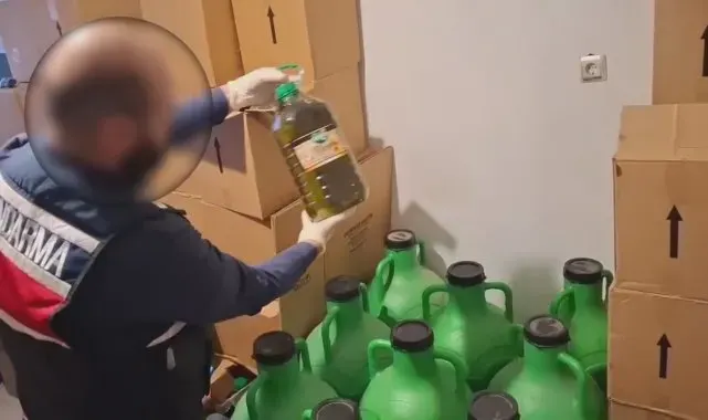 Balıkesir'de 2 bin 400 litre sahte zeytinyağı ele geçirildi
