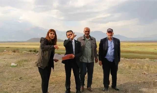 Günebakan köyünde, sel riskinin ortadan kaldırılması amacıyla çalışma başlatıldı
