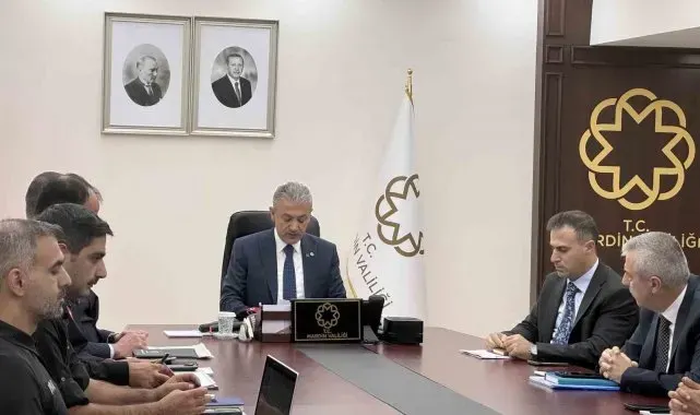 Mardin'de İl Afet Risk Azaltma Planı toplantısı yapıldı