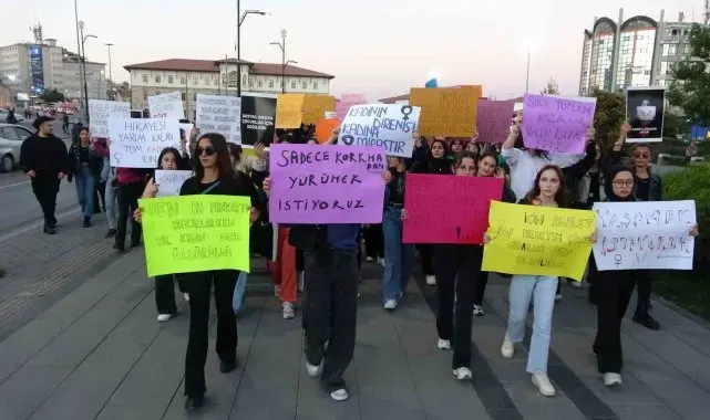 Sivas'ta STK'lar "Şiddete Hayır" demek için bir araya geldi