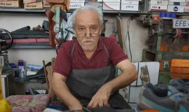 Ayakkabı tamiri ile geçen yarım asır