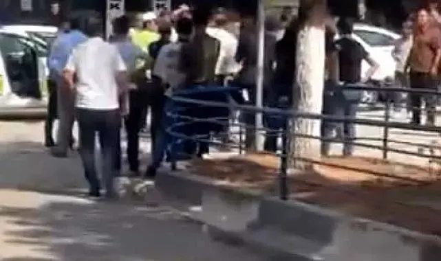 Kurtalan'da trafik uygulaması sırasında gerginlik