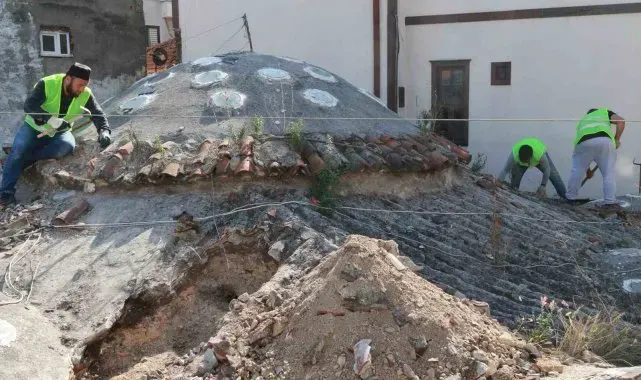 Ünye'de Tarihi Meydan Hamamı'nda çalışmalar başladı