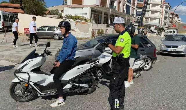 Yatağan'daki trafik denetiminde 305 araca ceza kesildi