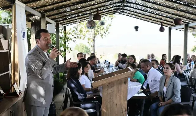 Silivri Belediye Başkanı Balcıoğlu öğretmenlerle kahvaltıda bir araya geldi