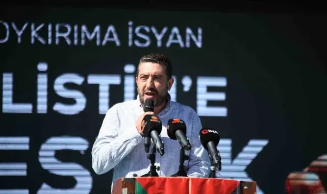 Konya'da 'Soykırıma İsyan Filistin'e Destek Yürüyüşü' düzenlendi