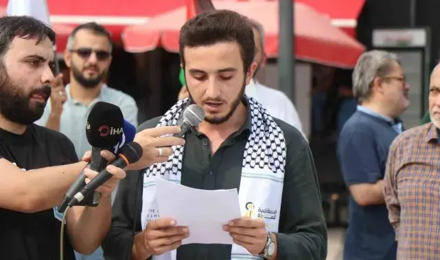 Sakarya tek yürek oldu, İsrail'in zulmüne karşı yürüdü