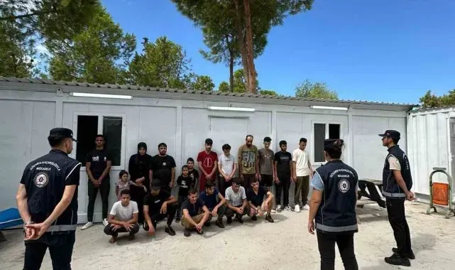 Didim'de 53 düzensiz göçmen yakalandı