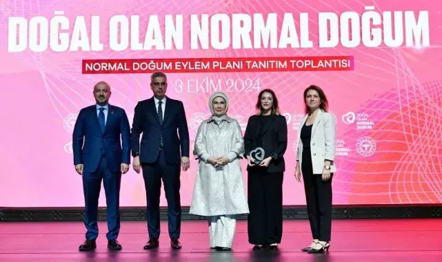 Emine Erdoğan'dan anne adaylarına "normal doğum" çağrısı