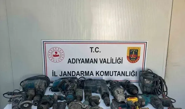 İnşaat malzemelerini çalan şahıs yakalandı