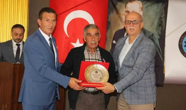 Bafra'da yılın ahisi 64 yıllık torna ustası seçildi